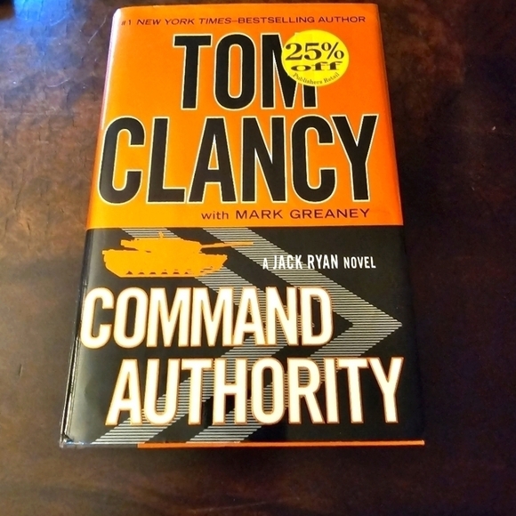 Command Authority Novel by Mark Greaney and Tom Clancy, Hardcover, Pre-owned - Picture 1 of 11